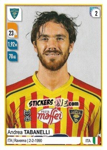 Sticker Andrea Tabanelli - Calciatori 2019-2020 n. 311 - Panini