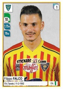 Sticker Filippo Falco - Calciatori 2019-2020 n. 313 - Panini
