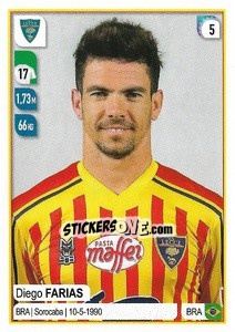 Sticker Diego Farias - Calciatori 2019-2020 n. 314 - Panini