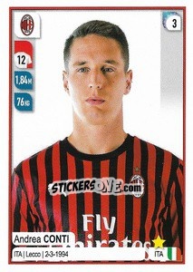 Sticker Andrea Conti - Calciatori 2019-2020 n. 331 - Panini