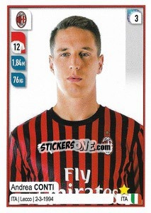 Cromo Andrea Conti - Calciatori 2019-2020 - Panini