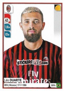 Sticker Léo Duarte - Calciatori 2019-2020 - Panini