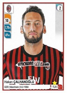 Figurina Hakan Çalhanoğlu - Calciatori 2019-2020 - Panini