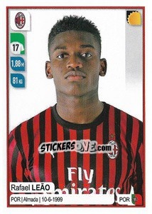 Sticker Rafael Leão - Calciatori 2019-2020 n. 345 - Panini