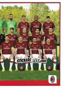 Figurina Milan / Squadra-2 - Calciatori 2019-2020 - Panini