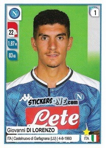 Figurina Giovanni Di Lorenzo - Calciatori 2019-2020 - Panini