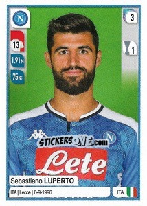 Sticker Sebastiano Luperto - Calciatori 2019-2020 n. 364 - Panini