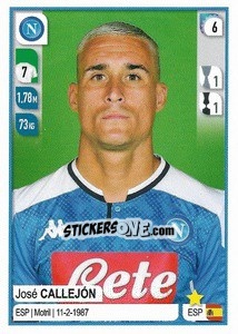 Sticker José Callejón - Calciatori 2019-2020 - Panini