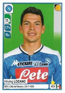 Sticker Hirving Lozano - Calciatori 2019-2020 - Panini