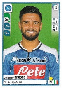Sticker Lorenzo Insigne - Calciatori 2019-2020 n. 372 - Panini