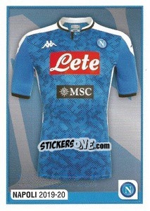 Cromo Napoli / Maglia - Calciatori 2019-2020 - Panini