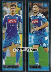 Sticker Di Lorenzo / Mertens - Calciatori 2019-2020 n. 379 - Panini