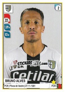 Sticker Bruno Alves - Calciatori 2019-2020 n. 383 - Panini