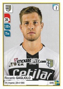 Sticker Riccardo Gagliolo - Calciatori 2019-2020 n. 384 - Panini