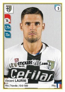 Figurina Vincent Laurini - Calciatori 2019-2020 - Panini