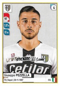 Cromo Giuseppe Pezzella - Calciatori 2019-2020 - Panini