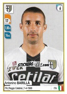 Cromo Antonino Barillà - Calciatori 2019-2020 - Panini