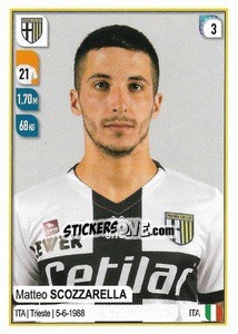 Cromo Matteo Scozzarella - Calciatori 2019-2020 - Panini