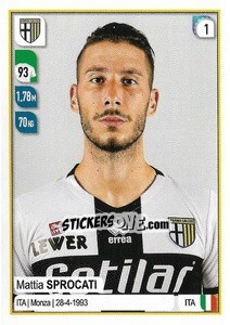 Sticker Mattia Sprocati - Calciatori 2019-2020 n. 400 - Panini