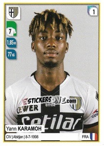 Cromo Yann Karamoh - Calciatori 2019-2020 - Panini