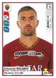 Figurina Aleksandar Kolarov - Calciatori 2019-2020 - Panini