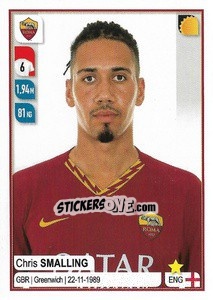 Sticker Chris Smalling - Calciatori 2019-2020 n. 418 - Panini