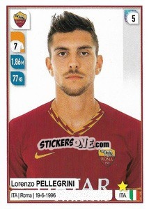 Sticker Lorenzo Pellegrini - Calciatori 2019-2020 n. 424 - Panini
