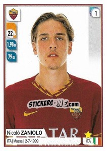 Figurina Nicolò Zaniolo - Calciatori 2019-2020 - Panini