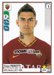 Figurina Diego Perotti - Calciatori 2019-2020 - Panini