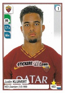 Sticker Justin Kluivert - Calciatori 2019-2020 n. 430 - Panini