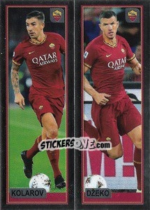 Sticker Kolarov / Džeko - Calciatori 2019-2020 - Panini