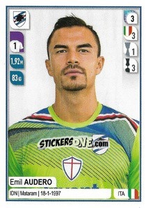 Sticker Emil Audero - Calciatori 2019-2020 n. 444 - Panini