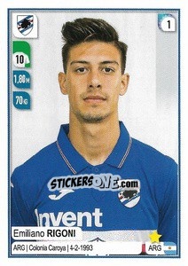 Sticker Emiliano Rigoni - Calciatori 2019-2020 - Panini