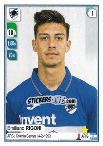 Sticker Emiliano Rigoni - Calciatori 2019-2020 n. 459 - Panini