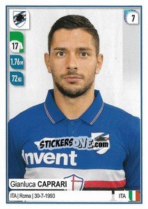 Sticker Gianluca Caprari - Calciatori 2019-2020 - Panini