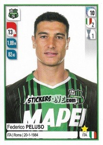 Sticker Federico Peluso - Calciatori 2019-2020 n. 475 - Panini