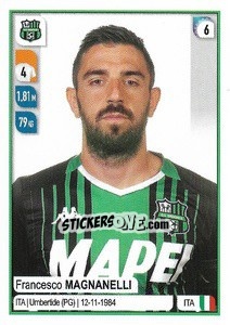 Sticker Francesco Magnanelli - Calciatori 2019-2020 n. 482 - Panini
