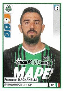 Figurina Francesco Magnanelli - Calciatori 2019-2020 - Panini