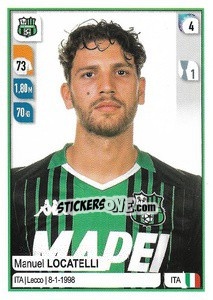 Sticker Manuel Locatelli - Calciatori 2019-2020 n. 484 - Panini