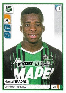 Sticker Hamed Traoré - Calciatori 2019-2020 n. 486 - Panini