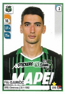 Sticker Filip Djuricic - Calciatori 2019-2020 n. 487 - Panini