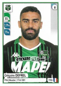 Sticker Grégoire Defrel - Calciatori 2019-2020 n. 491 - Panini
