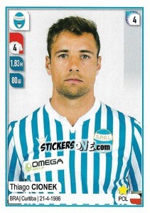 Sticker Thiago Cionek - Calciatori 2019-2020 n. 499 - Panini