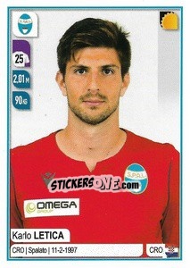 Sticker Karlo Letica - Calciatori 2019-2020 n. 503 - Panini