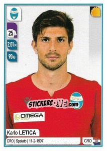 Figurina Karlo Letica - Calciatori 2019-2020 - Panini