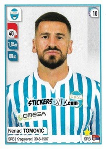 Figurina Nenad Tomovic - Calciatori 2019-2020 - Panini