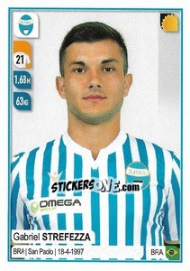 Sticker Gabriel Strefezza - Calciatori 2019-2020 - Panini