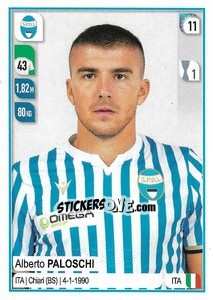 Sticker Alberto Paloschi - Calciatori 2019-2020 n. 518 - Panini