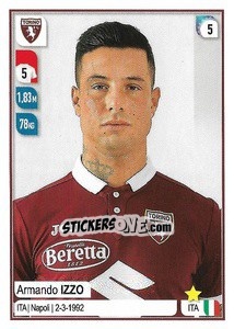 Cromo Armando Izzo - Calciatori 2019-2020 - Panini