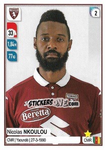 Figurina Nicolas Nkoulou - Calciatori 2019-2020 - Panini